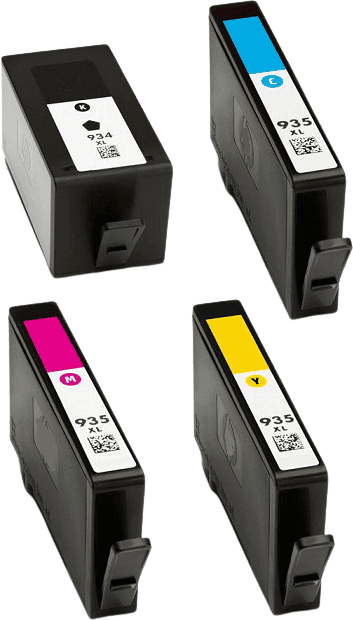 HP 934 Xl 4 Stk. Rabatpakke Blækpatron 100,4 Ml. - Kompatibel