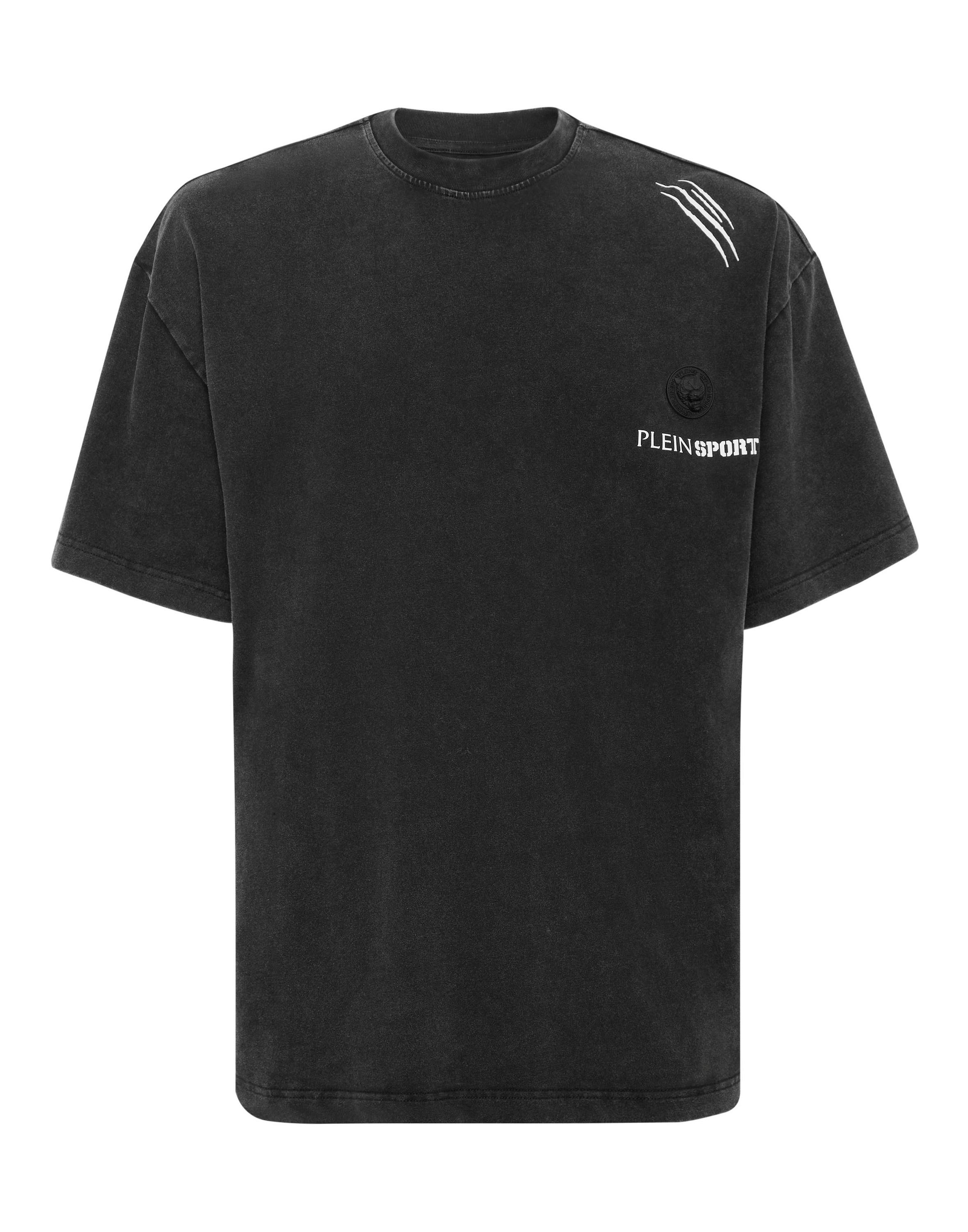 Cotton Round Neck T-Shirt Cold Dye