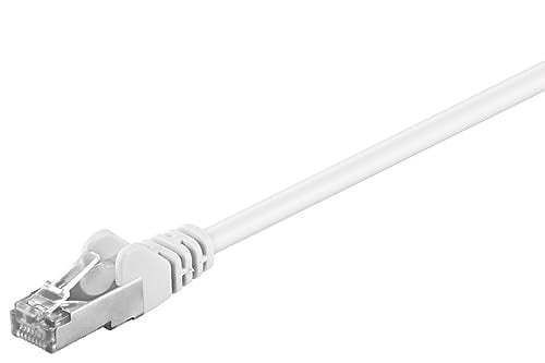 Goobay 93489 CAT 5e Ethernet/LAN verbindingskabel, F/UTP, wit, 0,25 m
