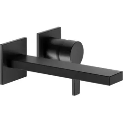 Keuco Edition 11 Waschtischarmatur 51116370200 schwarz matt, Ausladung  219 mm, Unterputz Montage