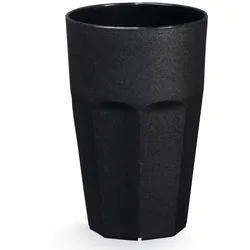 64x To Go Kaffeebecher, Mehrweg, PP, 300ml, schwarz