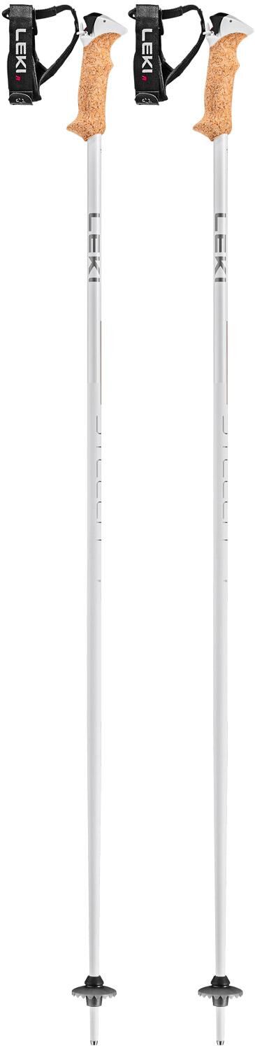 Leki  - Stella S White Silver White gold - 105 - Bâton