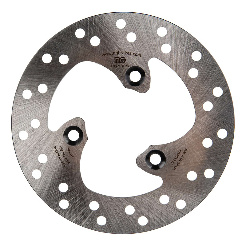 NG Brake Disc Disque de frein arrière fixe NG Brakes Rond Peugeot Citystar 50 2t 14