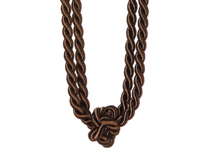 Embrasse Carline 146cm Marron/Marron chocolat Longueur corde : 60 cm