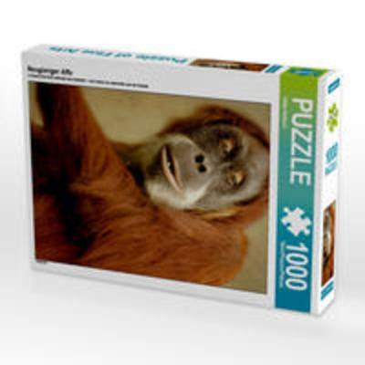 CALVENDO Puzzle Neugieriger Affe 1000 Teile Lege-Größe 48 x 64 cm Foto-Puzzle Bild von Heike Hultsch