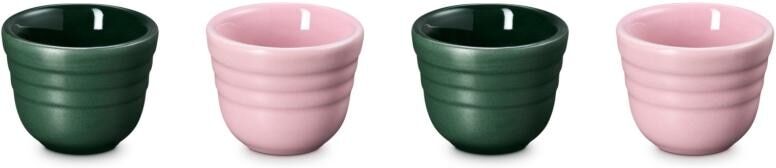 Le Creuset Set de 4 hueveras Serenity . Multicolor