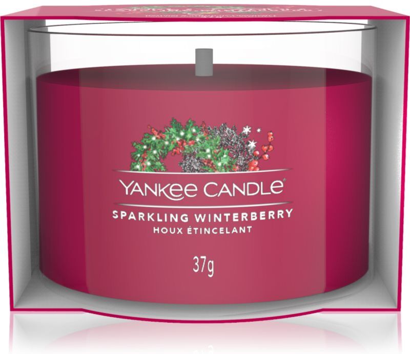 Yankee Candle Sparkling Winterberry bougie votive 37 g