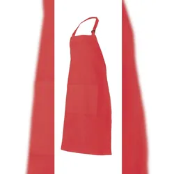 Latzschürze mit Tasche 190 g/m2 ⚥ Koralle One Size