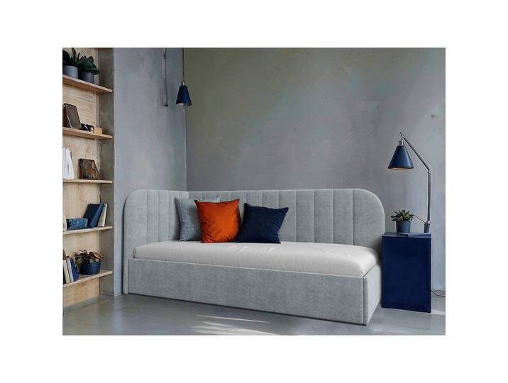 Mid.you Polsterbett, Minttürkis, Kunststoff, 90x200 cm, Bettkasten, Lattenrost, gepolstertes Kopfteil, Stoffauswahl,verstellbar, Schlafzimmer, Betten, Einzelbetten