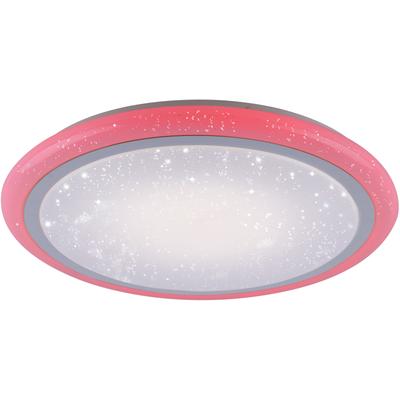 JUST LIGHT LED Deckenleuchte "LUISA", weiß, 2, Ø 60cm H: 8cm, 1 Stk., Leuchten, LED Deckenlampe, LED Sternenhimmel