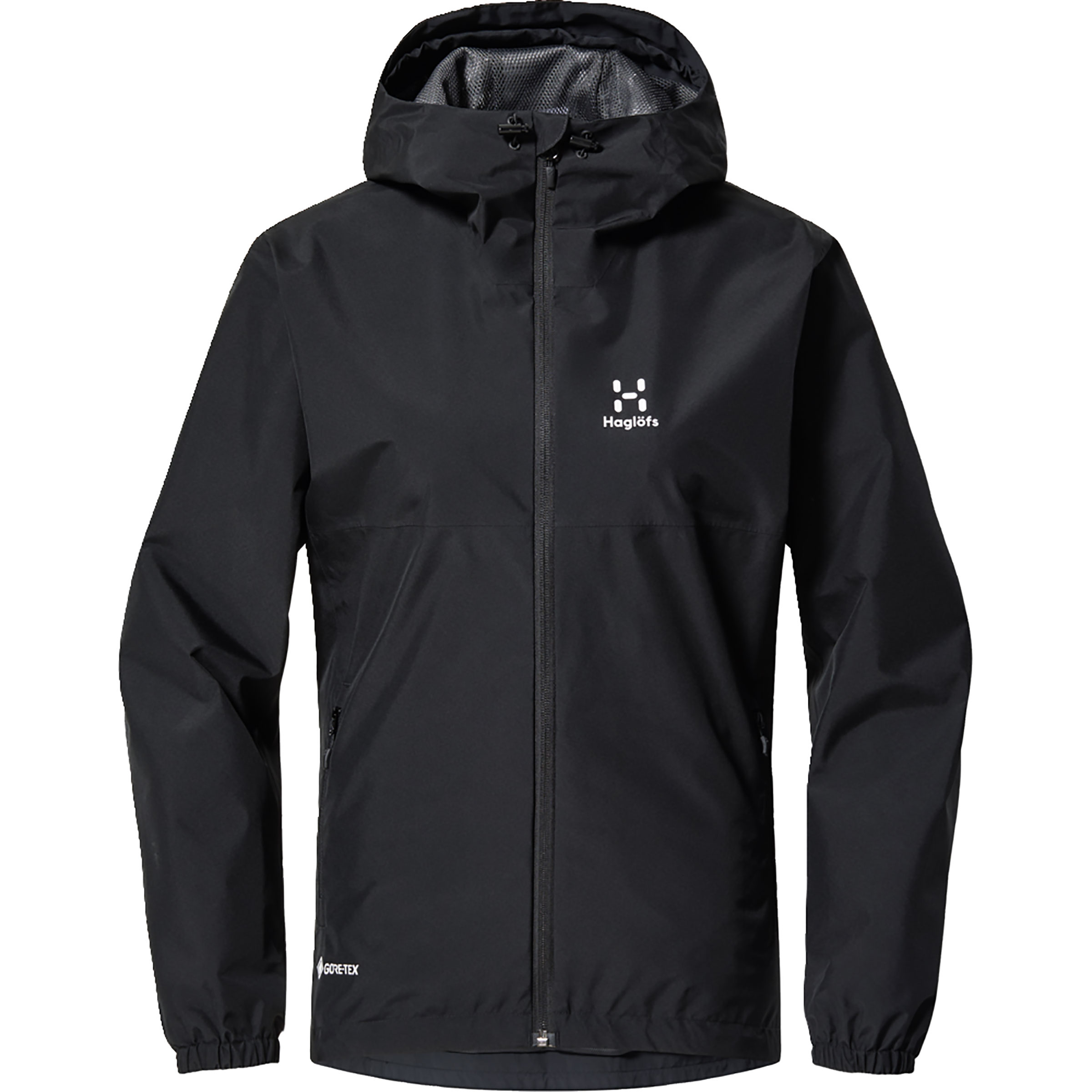 Haglöfs Kaise GTX Damen Regenjacke schwarz Größe M Trekking Wasserdicht Wasserabweisend
