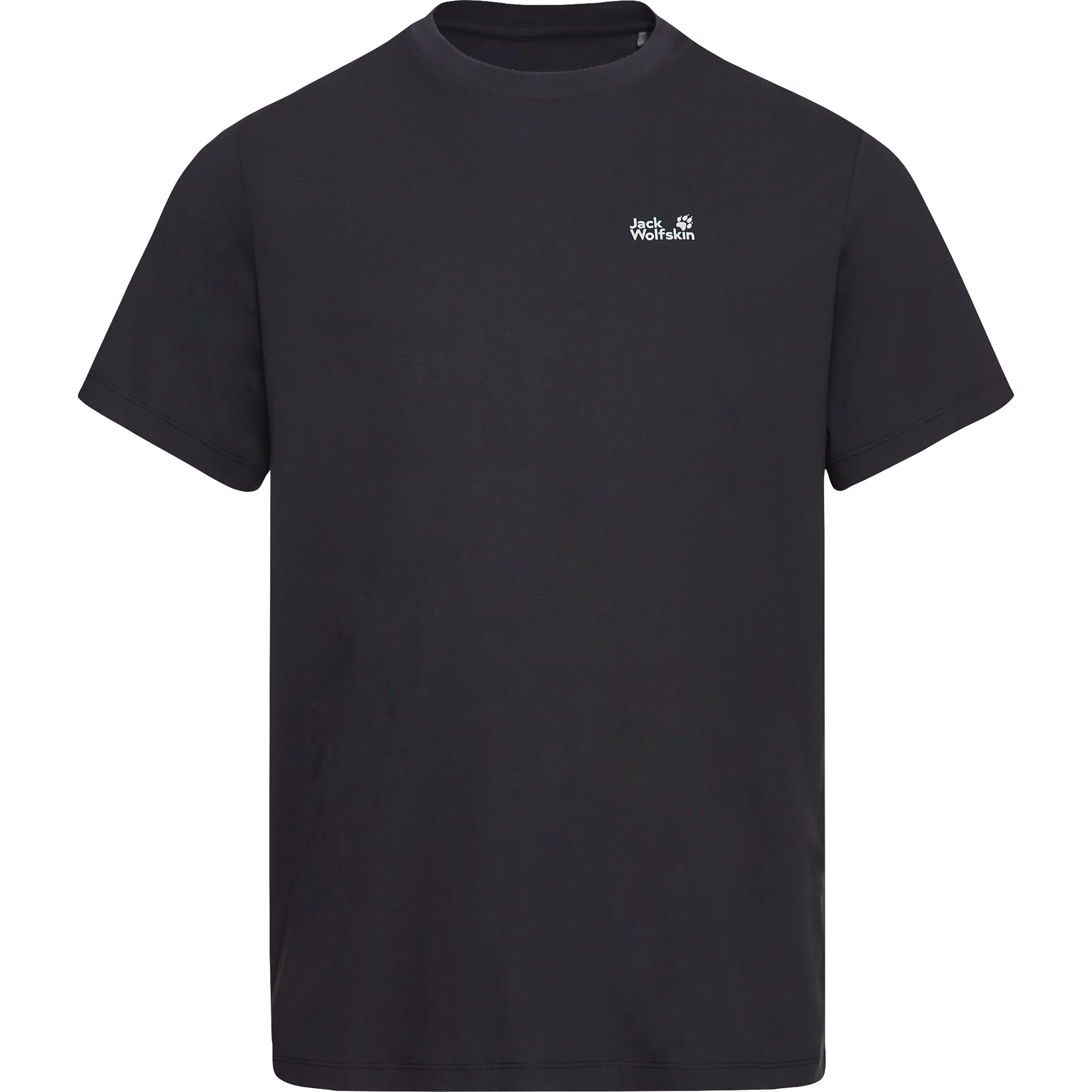 Jack Wolfskin Essential Herren T-Shirts schwarz Größe S Lifestyle Hautfreundlich