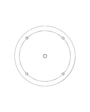 Hikvision Stativ Metallplattenadapter für Bullet Netzwerkkamera (DS-2909ZJ)