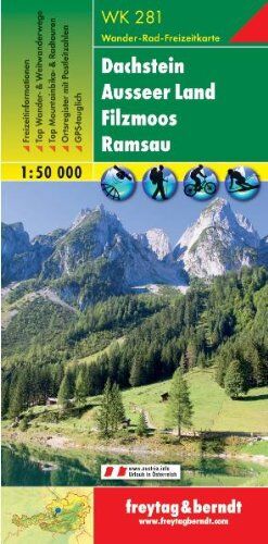 Freytag-Berndt und Artaria KG - Freytag Berndt Wanderkarten, WK 281, Dachstein - Ausseer Land - Filzmoos - Ramsau, GPS, UTM - Maßstab 1:50 000 - Preis vom 30.09.2026 09:01:18 h