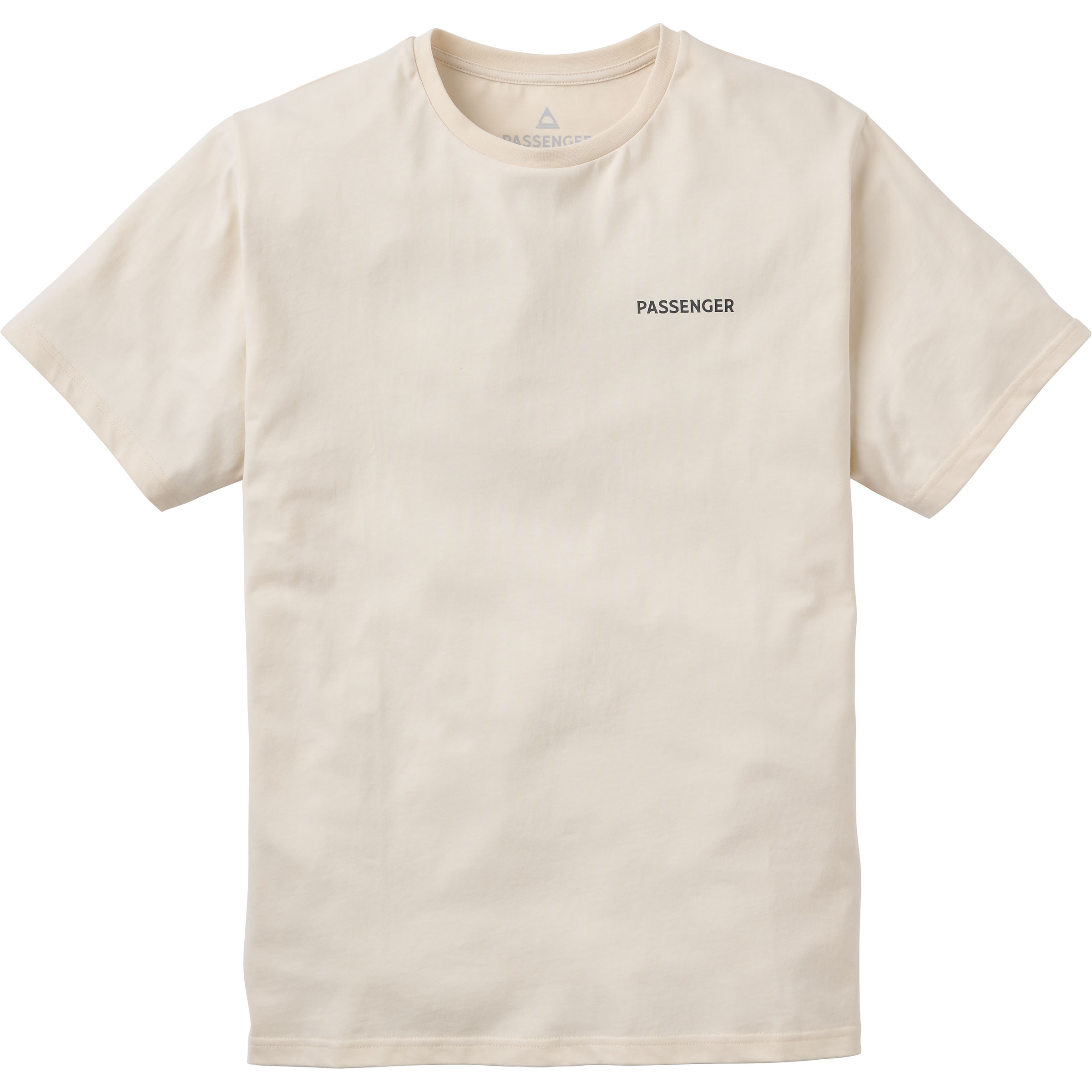 Passenger Cutout Organic Cotton Herren T-Shirts beige Größe M Lifestyle Widerstandsfähig