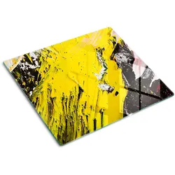 GLASPLATTE 60x52 cm Abstrakte Textur