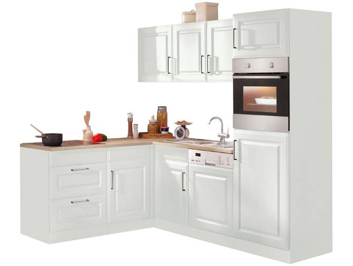 KOCHSTATION Winkelküche, Stellbreite 230x170 cm, wahlweise mit E-Geräten, MDF-Fronten