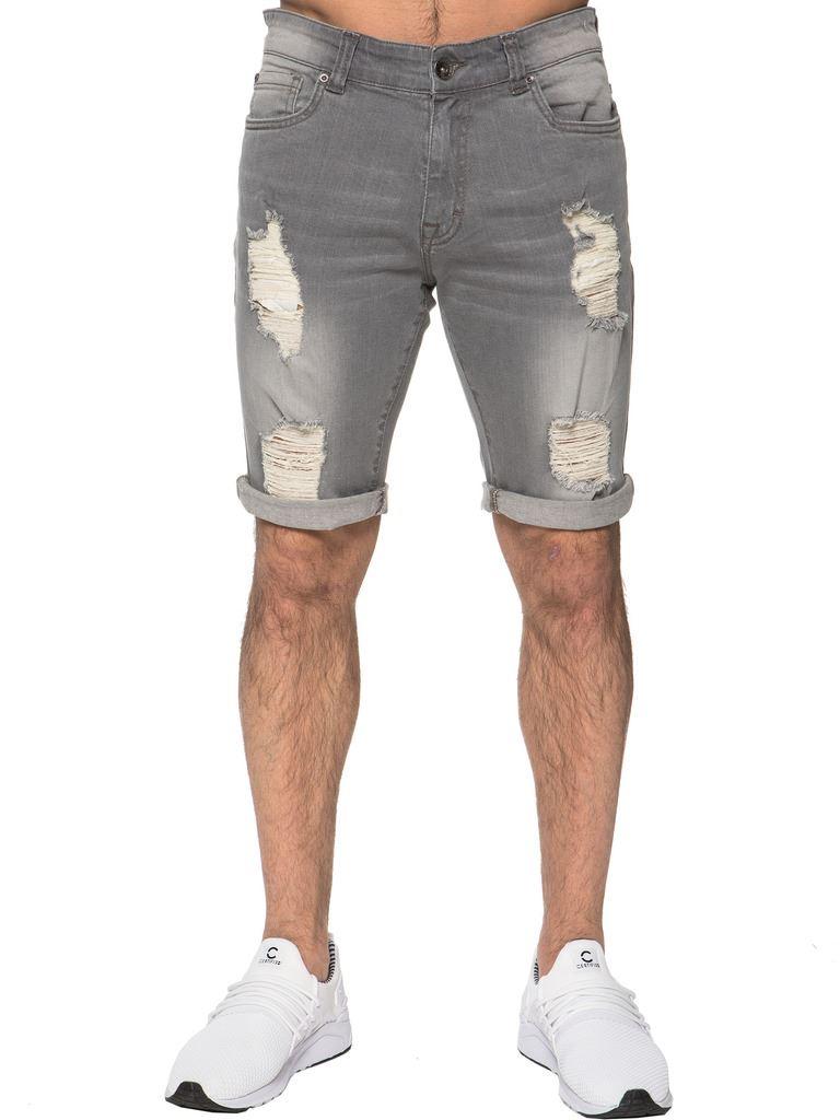 Herren Ripped Skinny Shorts