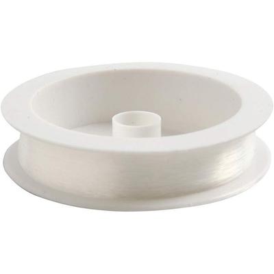 Creativ Company Nylonschnur, Dicke 0,25 mm, Zugfestigkeit 7,5 Kg, 100 m, 1 Rolle