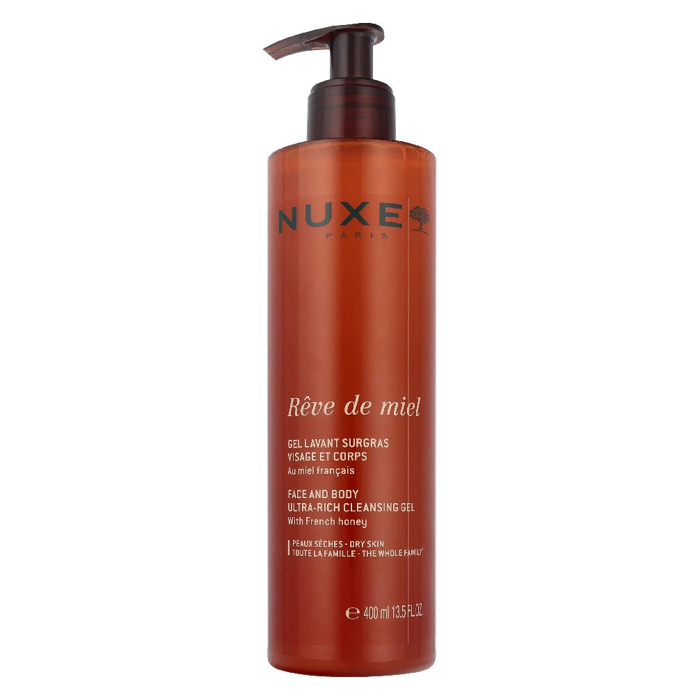 Nuxe Reinigungsgel Gesicht und Körper rückfettend (Reinigungsgel, 400 ml) (VN071901)