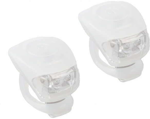 M-Wave Led-Cykellygtesæt – Hvid