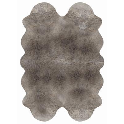 Fellteppich HEITMANN FELLE "Lammfell 190", grau (taupe), B:120cm H:70mm L:185cm, Obermaterial: 100% Lammfell, Teppiche, Fellteppich, Premium Qualität, echtes Austral. Lammfell, besonders weich