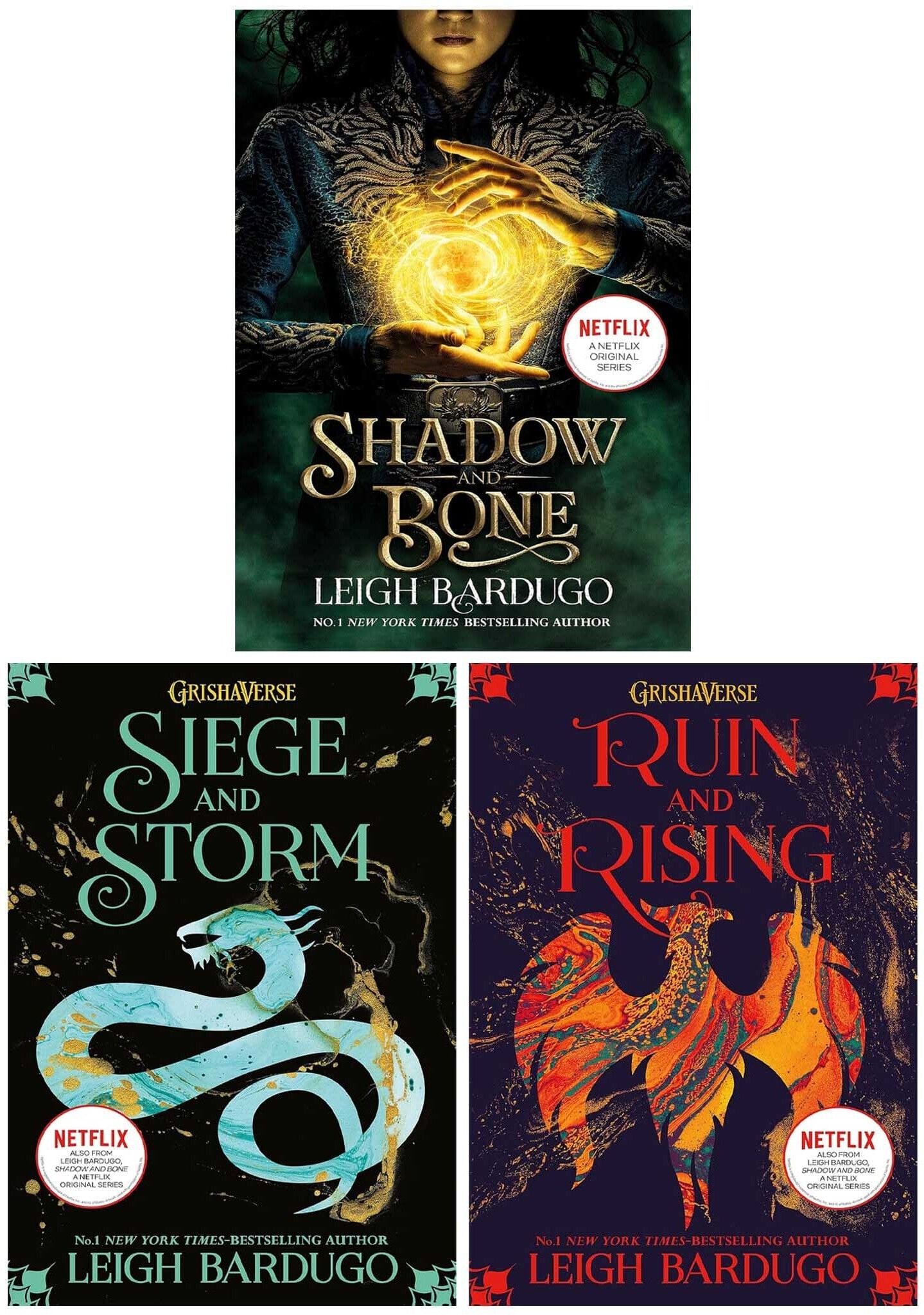 Grishaverse Shadow and Bone Trilogy by Leigh Bardugo 3 Books Collection Set - Ages 12-17 - Paperback Hachette