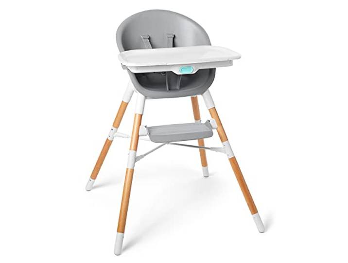 Skip Hop 4‑in‑1 Hochstuhl – Multifunktionaler Kinderhochstuhl mit abnehmbarem Tablett und wischbaren Oberflächen, Baby- bis Kleinkindstuhl ab 6 Monaten bis 5 Jahre, modernes Design