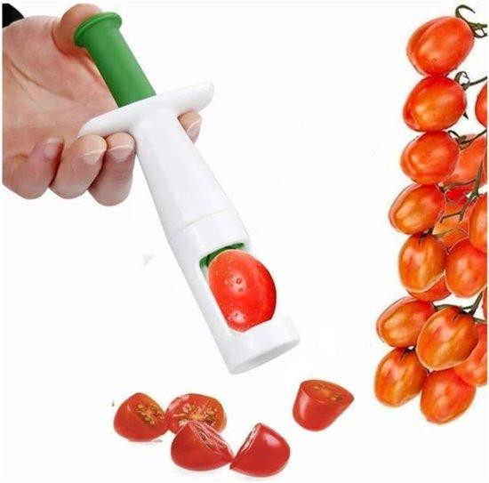 Druivenknipper Fruitsnijder in wit en groen van roestvrij staal en kunststof