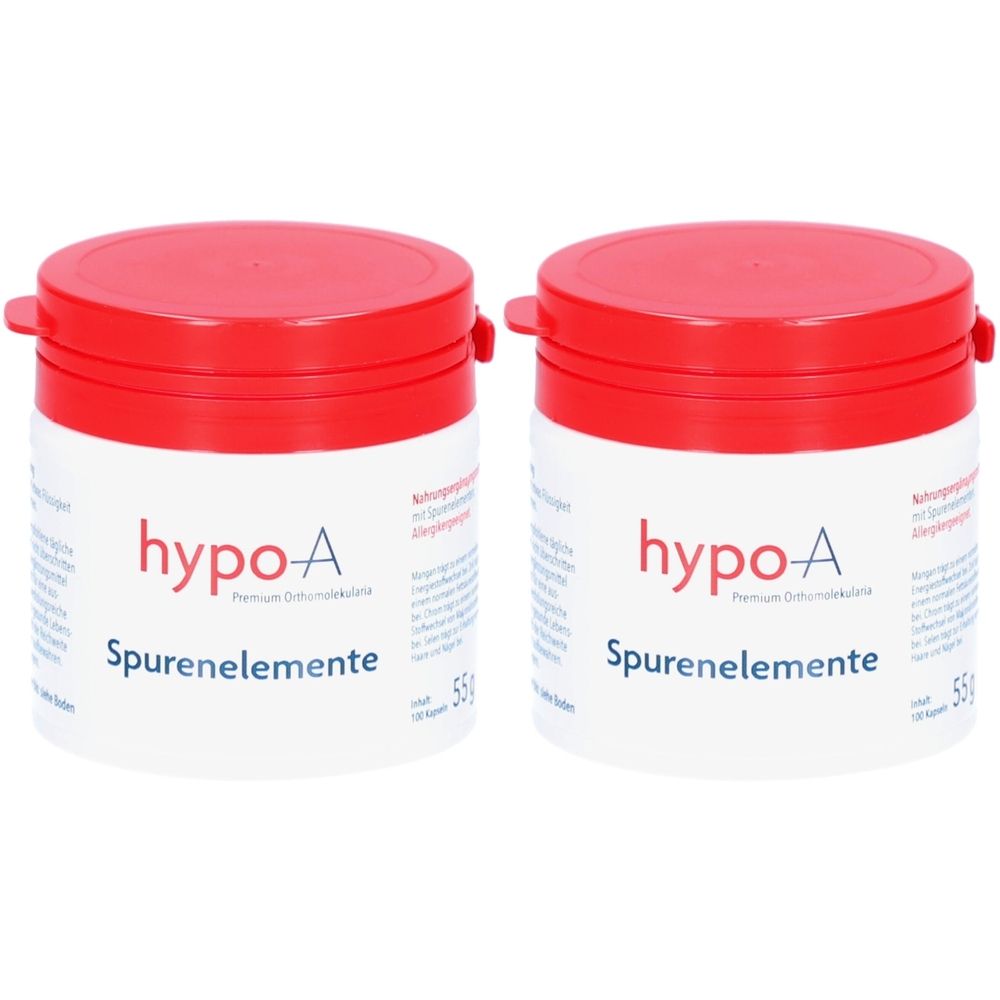Hypo-A Spurenelemente Kapseln 2x 2x100 St