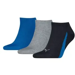 Puma 3P Lifestyle Sneaker Socks Schwarz/Blau Gr 39/42