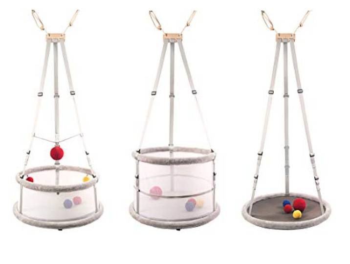 Memola® 3-in-1 Babywiege – Wiege, Sensomotorik‑Korb & Schaukel ergonomisch, fördert Entwicklung, wächst mit von Geburt bis 12 Jahre, nachhaltig, Made in EU