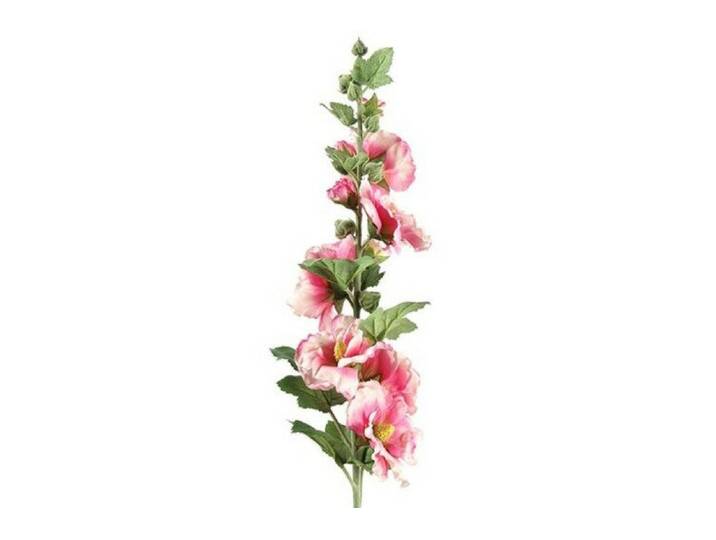 Countryfield zijden Althaea rosea Kathi 87 cm roze