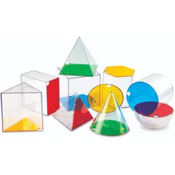 Große geometrische Formen, 10 Stück