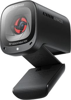 soundcore Anker PowerConf C200 2K Webcam   AI-Noise Canceling Mics