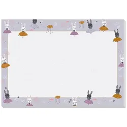 Sigel Schreibtischunterlage »Bunny Ballerinas« 30 Blatt 42,0/29,7 lila