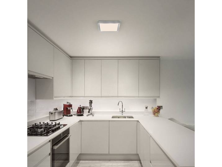 OSRAM Deckenlampe ORBIS QUICKFIX, dimmbar, chrom / silber, für Wohn- / Esszimmer, Metall, Modern, Deckenlampe