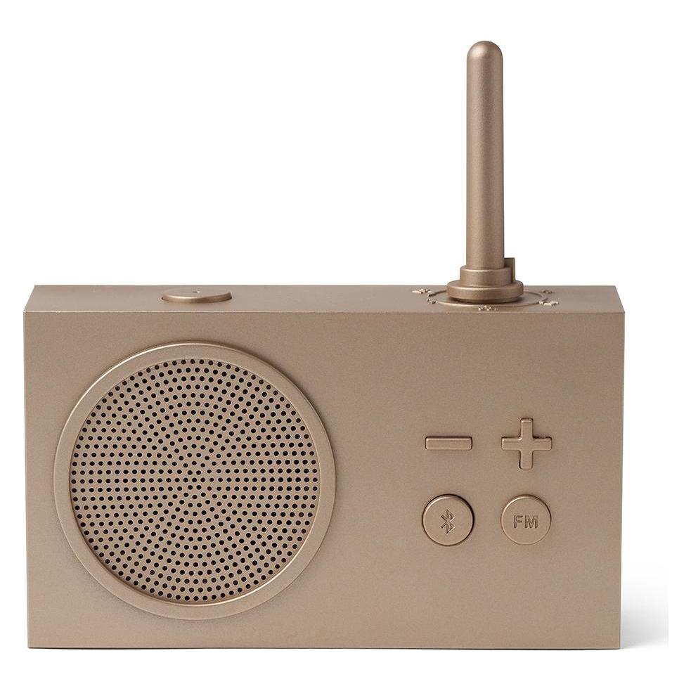 Lexon Tykho 3 Radio-Lautsprecher, gold (DAB+, FM, Bluetooth) (LA119D1)