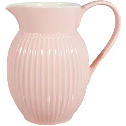GreenGate Krug aus Steingut Alice, pale pink 1,5L