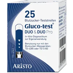 GLUCO TEST DUO Teststreifen 25 St