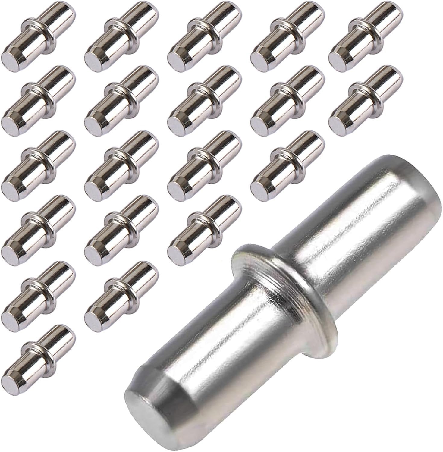 20x Plankdragers voor kast met borgring, 5x16mm, Merkloos