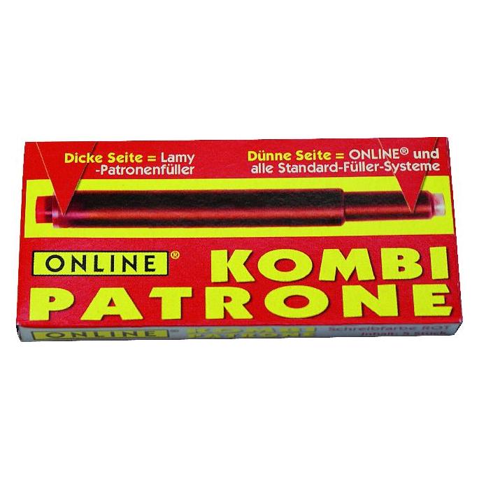 Online Tintenpatronen Kombi 17307/12 Rot 5 Stück (Rot, 12 Stk.) (17307/12)