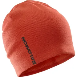 Salomon Graphic Beanie Laufmütze Cherry Tomato Gr. Uni