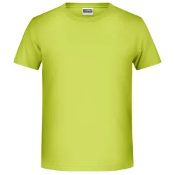 Jungen Basic T-shirt "8008B" - M - acid-yellow