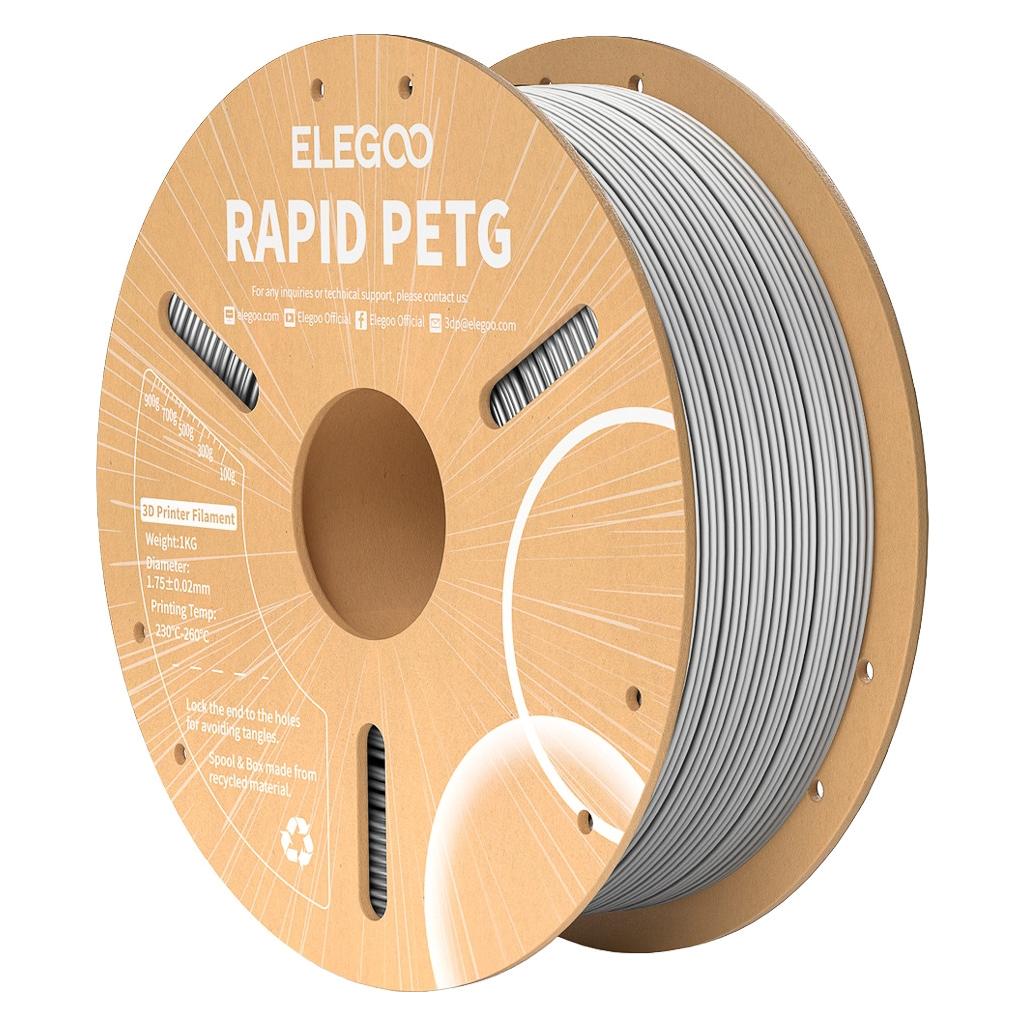 Elegoo RAPID PETG 1,75mm GREY 1kg 3D FILAMENT (50.203.0222) (PETG, 1000 g, 1.75 mm) (50.203.0222)