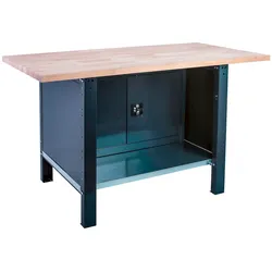Proregal Werkbank BUFFALO WOOD mit Schrank | HxBxT 86,5x120x75cm | Traglast 1000kg | Anthrazit