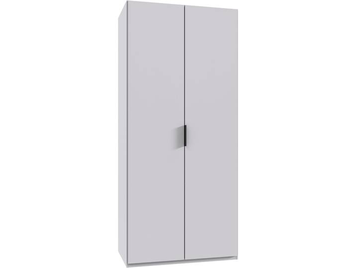 Kleiderschrank WIMEX Oxford by fresh to go, in 3 Breiten, Made in Germany , weiss (weiß), B:100cm H:236cm T:58cm, Holzwerkstoff, Schränke, Kleiderschrank, mit hochwertigen Falttüren für den perfekten Überblick