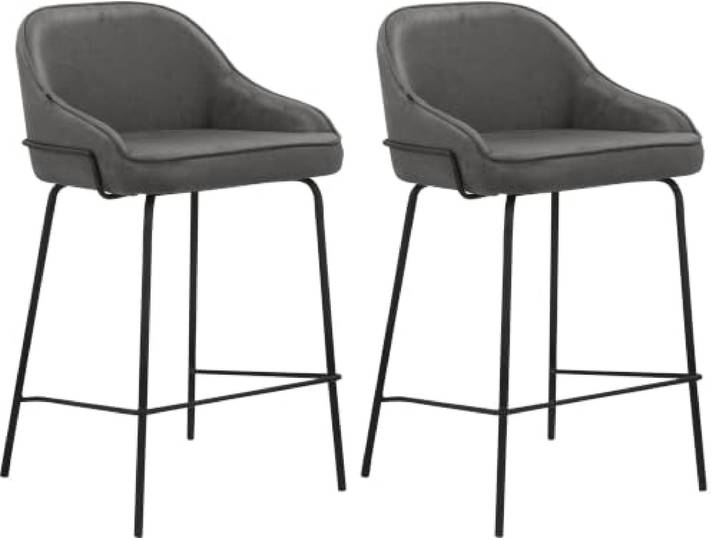 Oline barhocker 2 PK Anthrazit