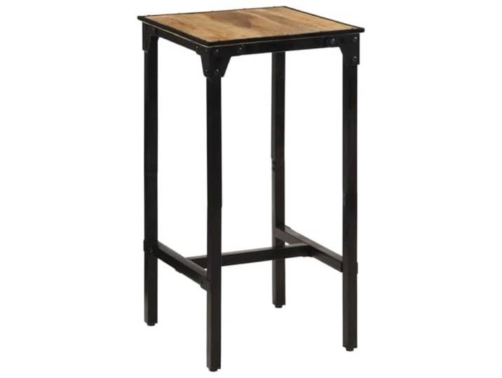 Makastle Bartisch 60x55x107 cm Raues Massivholz Mango