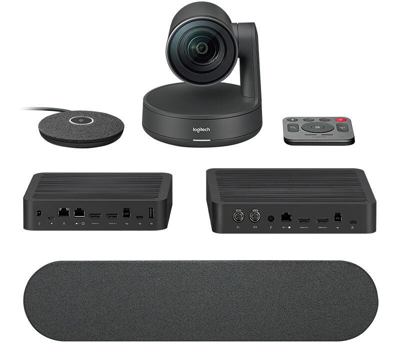 Logitech Rally Hochwertiges Ultra-HD ConferenceCam System mit automatischer Kamerasteuerung 960-001218